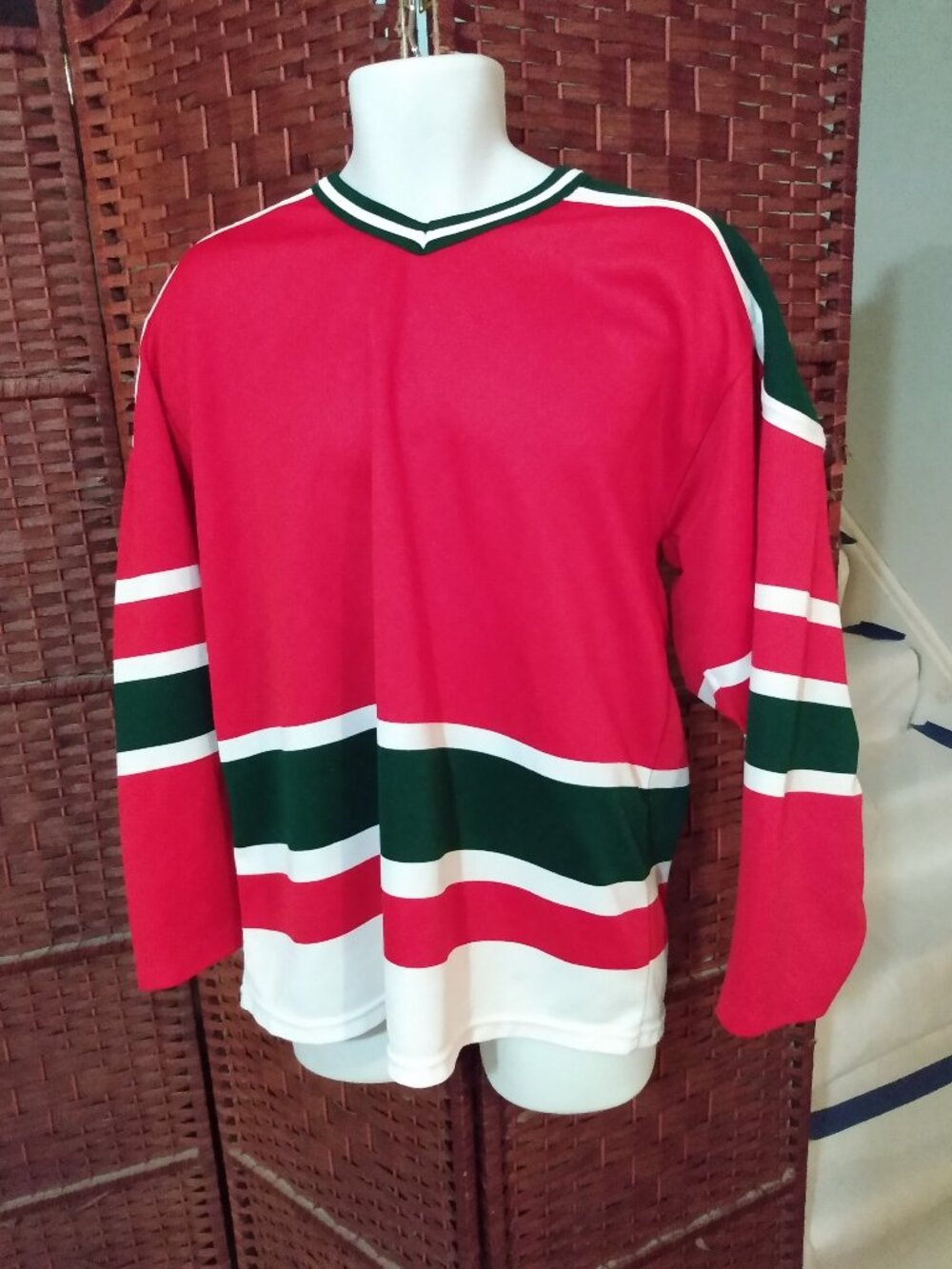 Vintage CCM Ultrafil New Jersey Devils Hockey Jersey Blank 90s Men's Large